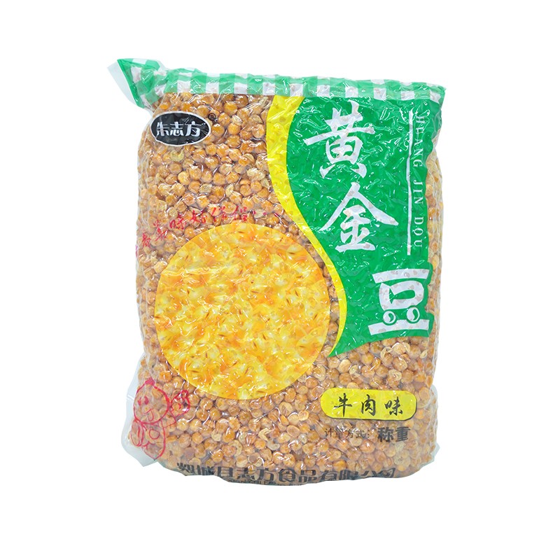 朱志方海底捞黄金豆油炸豌豆小包5斤装整箱24斤装整箱烤牛肉味