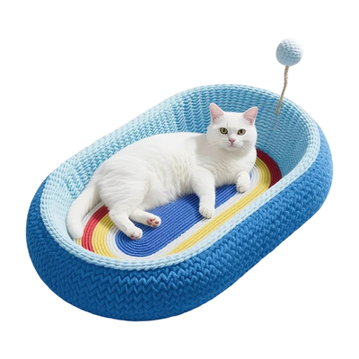 星空猫抓板猫窝剑麻猫爪板一体