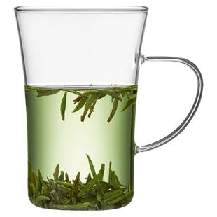 玻璃杯带把手耐高温2025新款高硼硅办公室喝水杯家用绿茶泡茶杯子