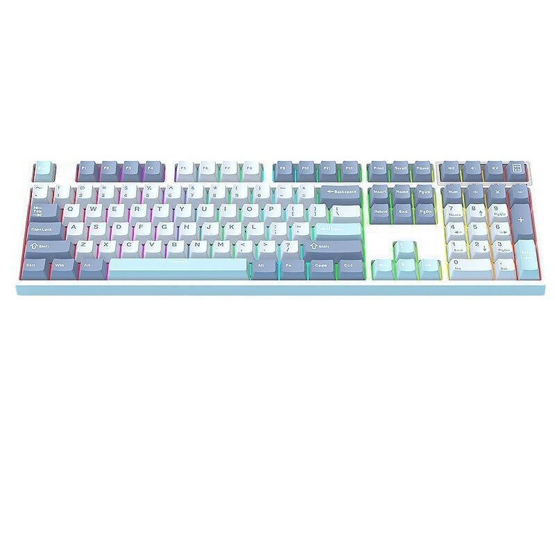 黑吉蛇YG108机械键盘套件RGB三模2.4G无/有线蓝牙游戏电竞外设LOL