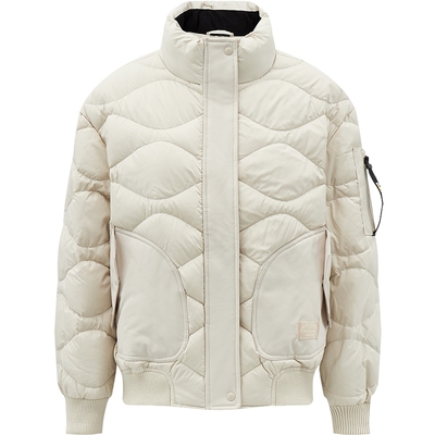 【三防】CAT卡特25秋冬新品女士时尚菱格纹绗缝羽绒服商场同款