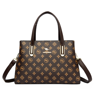 品牌真皮女包手提包妈妈包大容量包包女士2025新款斜挎包百搭大气