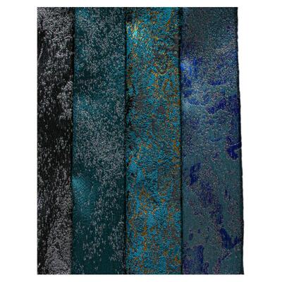 反光幻彩复古闪光泽不规则 肌理复古提花布料外套裙裤设计师面料