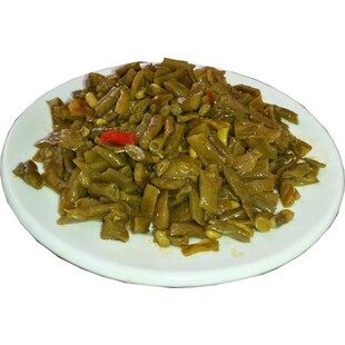 52克*25袋装建友虾油酸豆角味丰堂豇豆酱菜咸菜即食海带丝藻