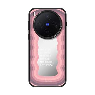 适用vivox300ultra/oppofindx9手机壳X300Pro磁吸保护套200新款镜面小众ProMini防摔波浪条纹外8s+好看高级感