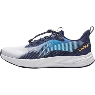 李宁男女童鞋2025春秋飞云2V3网面透气减震回弹儿童休闲运动跑鞋