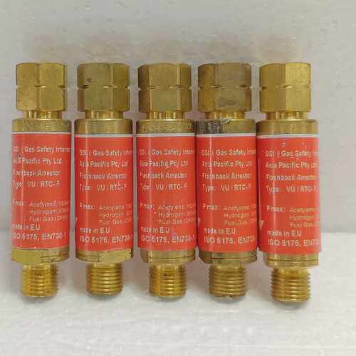 Lot of 5 GSI Gas Safety VU/RTC-F Flashback Arrestors