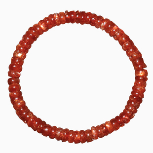 天然金太阳盘珠坦桑尼亚手链日光石阿鲁沙长石手串饰品情侣礼物女