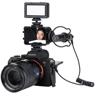 JJC 微单相机翻转镜适用索尼A7M3富士XT5 X100V XT30 XT3 XT30II尼康Z6II翻转屏反光镜vlog神器拓展配件自拍