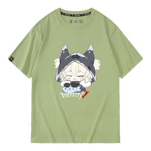 第五人格伊塔库亚守夜人游戏周边短袖纯棉男女t恤宽松衣服休闲潮