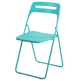便携折叠椅北欧家用阳台简约办公塑料靠背休闲椅子宿舍餐椅写字台