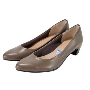 日本代购 SOFTCONTACT新款夏季百搭尖头浅口单鞋中跟粗跟通勤女鞋