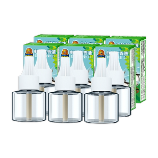超威电热雨后薄荷补充液40ml*6瓶360晚家用驱蚊灭蚊补充液蚊香液