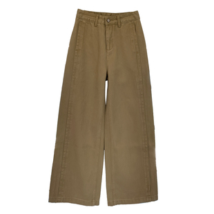 清仓特价 宽松阔腿牛仔裤女秋冬高腰显瘦加厚垂感直筒休闲裤长裤