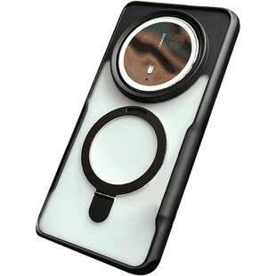 适用华为huawei mate80Promax手机壳mate70pro新款磁吸支点壳防摔mt70自带隐形支架男女士高级感磨砂透明专用