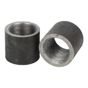 碳钢加厚管古焊接内丝接头熟铁管古直接管钢束接头全内丝管箍直接