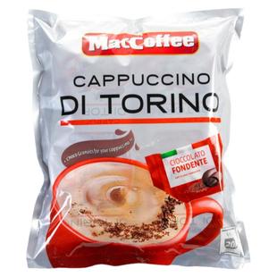 俄罗斯进口马来西亚MACCOFFEE美卡菲意式卡布奇诺三合一速溶咖啡