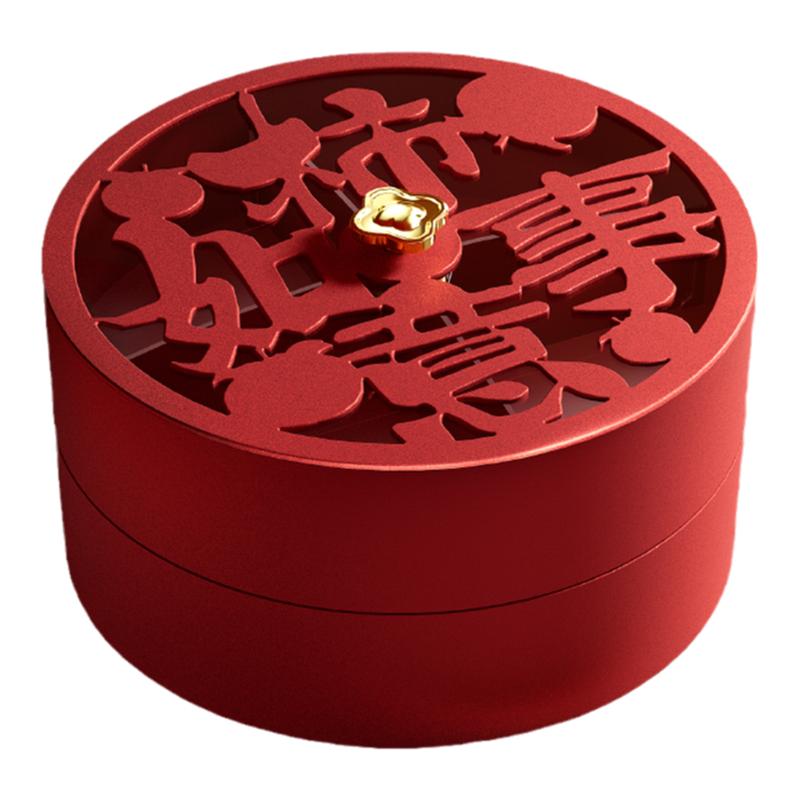 中式喜庆糖果盒可叠加大容量