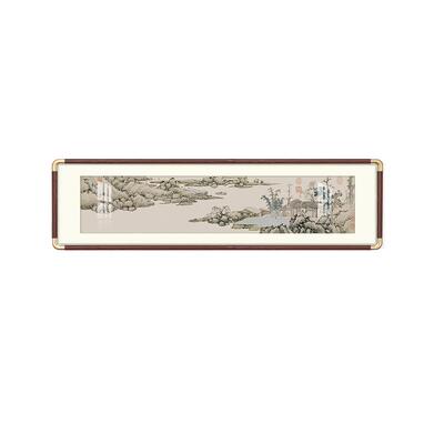 客厅山水画实木装饰画名人国画