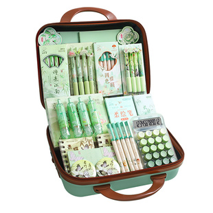 得力中国风文具套装礼盒古风新年文具大礼包幼升小入学礼物小学生一年级学习用品女孩高颜值生日毕业伴手礼品