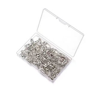 高强度钢丝弯曲别针多规格防锈保险扣针镀镍香蕉型安全别针回形针