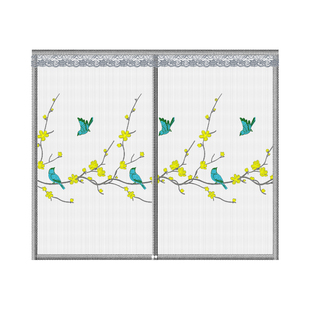 2026新款大门金刚网纱防蚊虫门帘农村自建房专用高级感免打孔磁吸