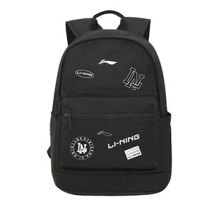 李宁双肩包男款初高中2026新款书包女大容量背包大学生运动旅行包