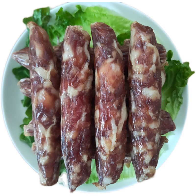 黑土猪肉手工腊肠广式咸香口味好