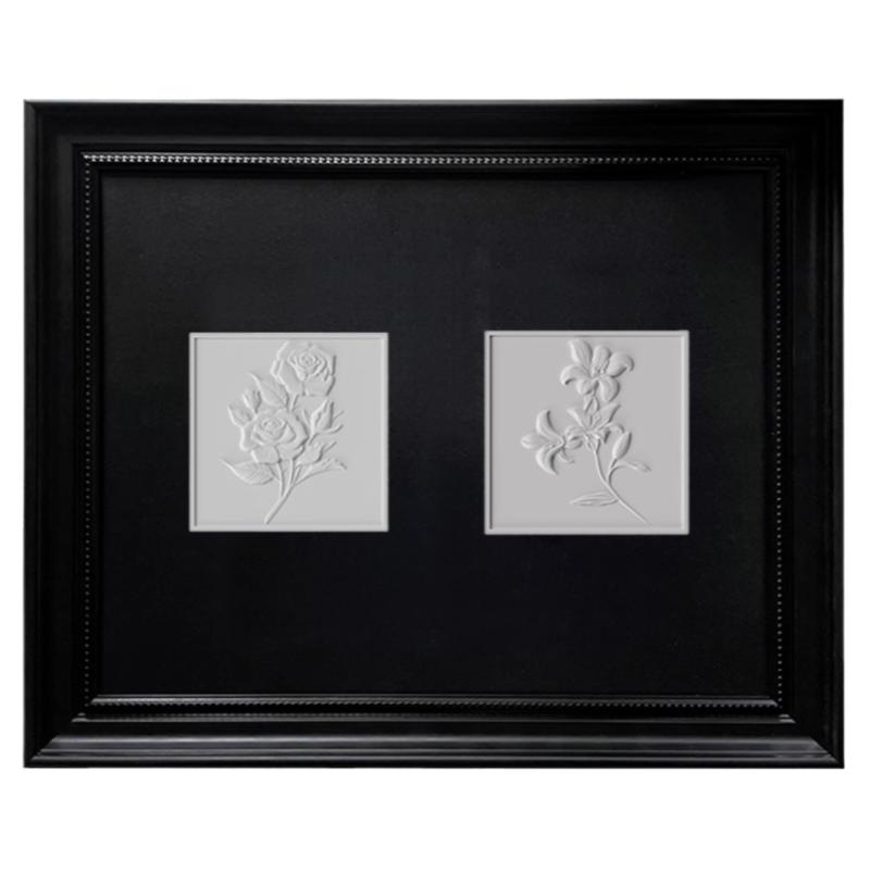 免打孔复古中古风电表箱装饰画