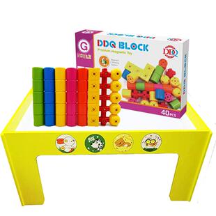 DDQ BLOCK磁力片积木儿童磁性含磁吸铁石拼搭拼装积木叠高高玩具