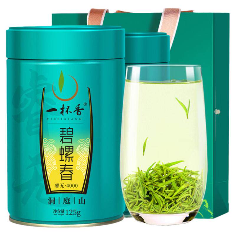 一杯香茶叶2025新茶春茶绿茶碧螺春苏州明前头采芽头礼盒装250g