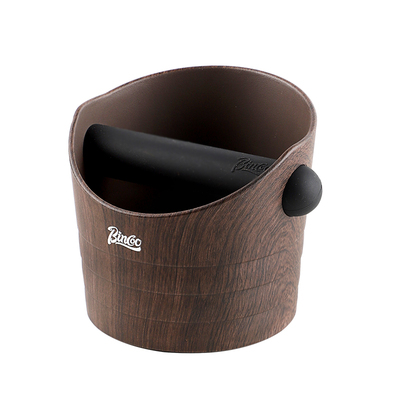 Bincoo木纹咖啡敲渣桶家用意式接废渣收纳工具敲粉桶咖啡迷你压粉