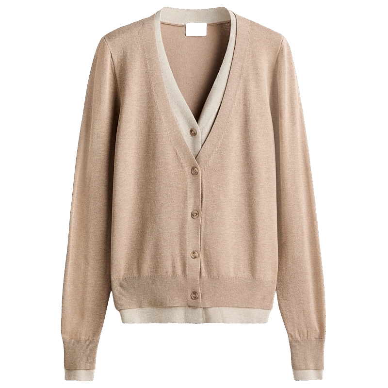 HM2025秋季新款女装层叠感开衫1317321