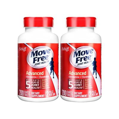 MoveFree维骨力红瓶2瓶养护关节