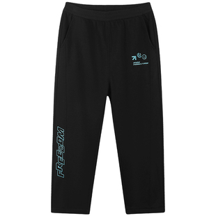 【10A羊驼绒直筒裤】奕时代胖男童加绒裤子中大童加厚运动裤大码