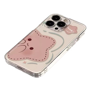 害羞星星适用iPhone16手机壳苹果15创意18/17卡通潮13ProMax防摔12全包XR可爱XSMAX个性女11新款14plus保护套