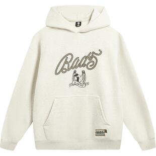 李宁反伍BADFIVE卫衣男士春季新年红色长袖连帽马年套头衫运动服