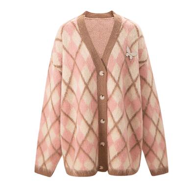 针织开衫UNIFREE开衫V领