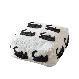 懒人沙发坐垫飘窗脚凳含芯家用客厅白色坐墩地板垫屁股垫打坐蒲团