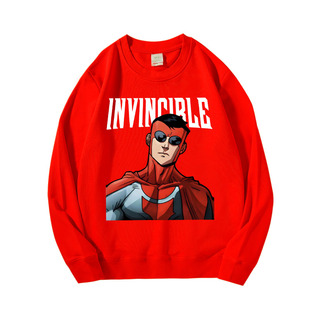 无敌少侠长袖电影动画美剧周边INVINCIBLE全能马克圆领卫衣棉
