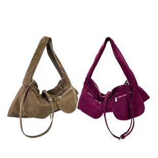 【裤头包】SpicyCapSoul原创小众辣妹水洗磨毛腋下斜挎女包帆布包