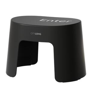 禧天龙塑料矮凳家用防滑创意板凳加厚圆凳子可叠放客厅踩脚换鞋凳