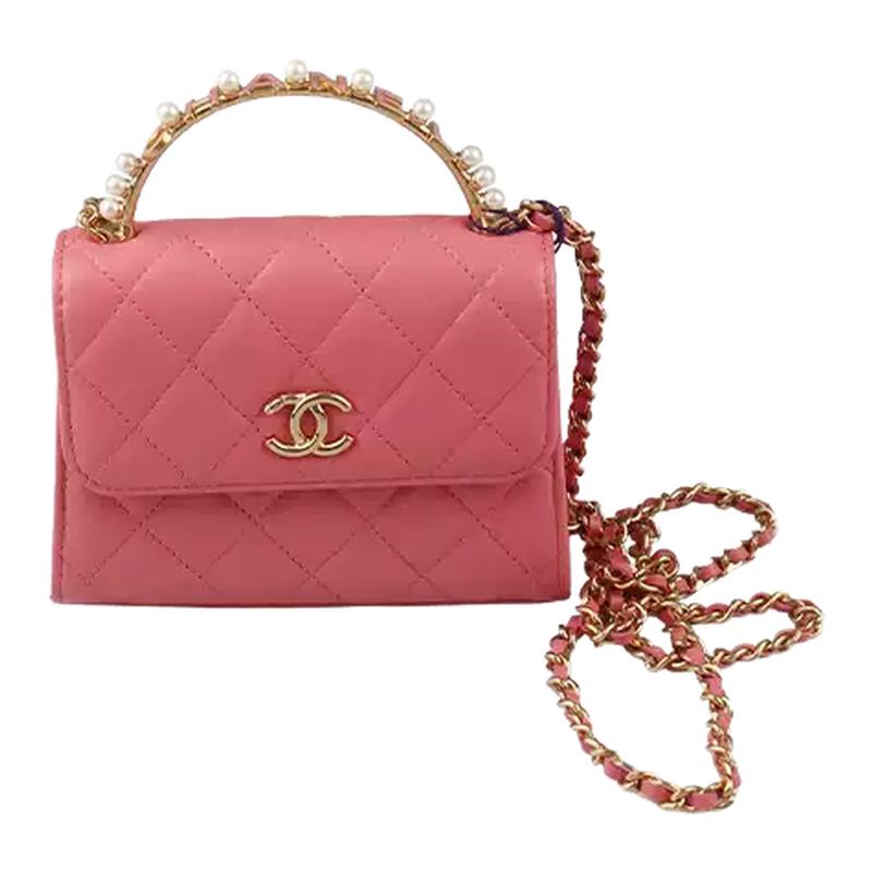 CHANEL(香奈儿)羊皮斜挎包