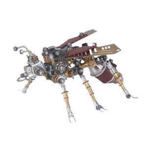 生日礼物送朋友男孩子小学生初中生10岁12岁拼装机械昆虫模型新年