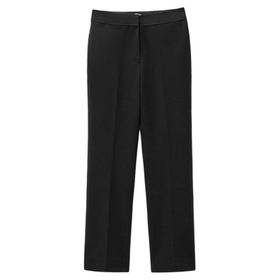 OVV秋冬女装挺括羊毛罗马布拉链口袋休闲通勤九分裤GKCAJ33109A