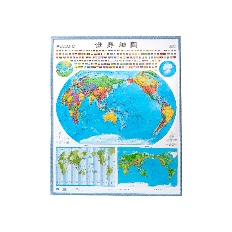 3D立体图】中国地图和世界地图