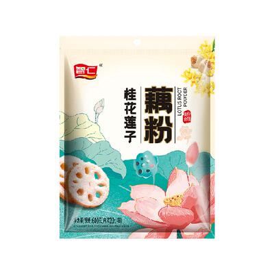 智仁桂花莲子藕粉600g