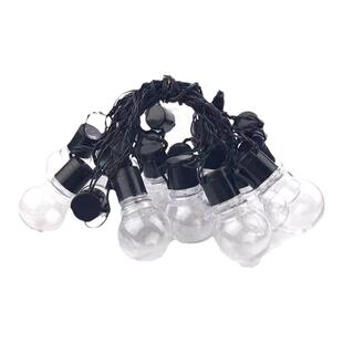 LED圣诞节日户外庭院露营帐篷天幕婚礼装饰星星灯挂钩圆球彩灯串