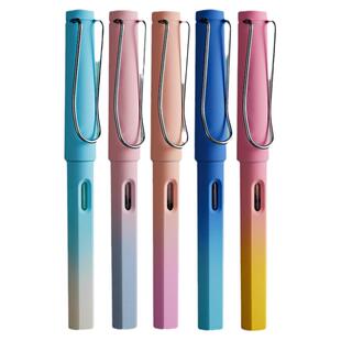 10支装钢笔小学生专用练字三年级墨囊高颜值0.38ef尖墨水用批发可换墨囊可替换刚明尖四年级女生笔二升三入门