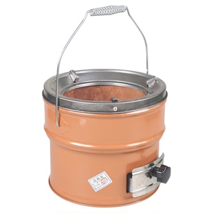 万家牌炭火炉新款家用抽屉式一二节烤火室内取暖炉子围炉煮茶碳炉